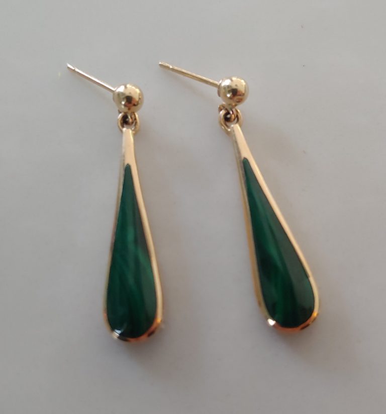 Malacite Drops 14 kt Malacite Drops