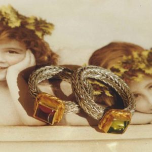 Pure Silver Peridot Amethyst