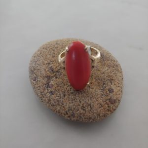 Fingernail Coral in 14k