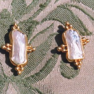 Classic 22k Biwa Studs