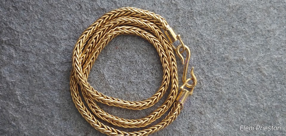 22k Double Loop 'n Loop 16" Chain