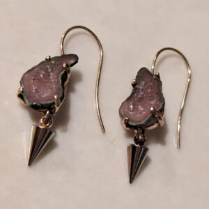 Jasper Geode 14k Tassel