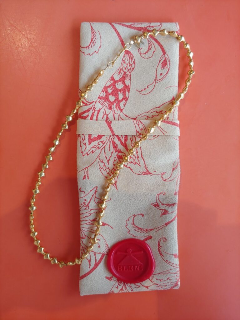 18k Beaded Choker