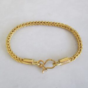 Heavy Quadruple Loop 22k Bracelet